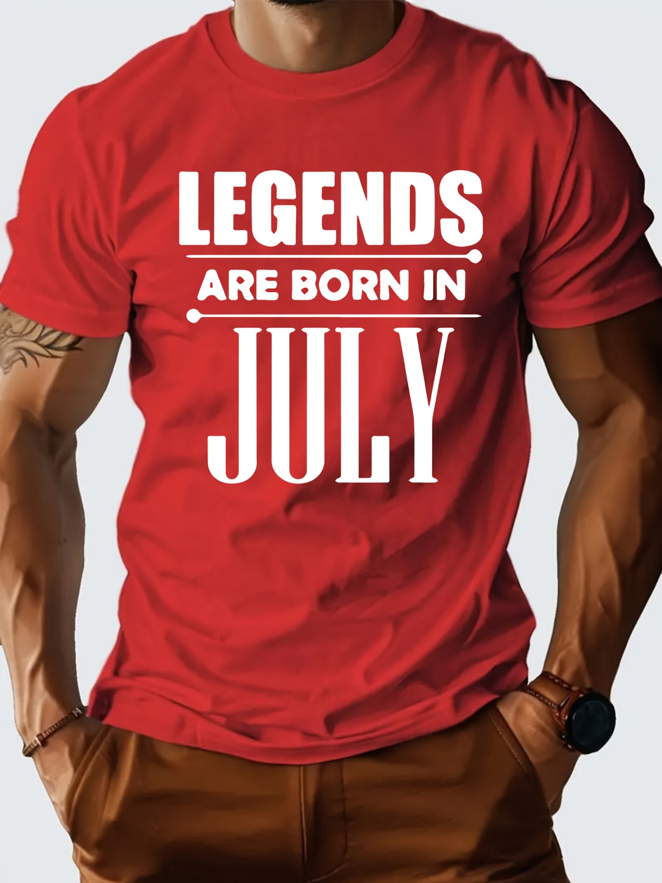 legend was born in july letter printing mens novel graphic design t shirts summer leisure and comfortable t shirts mens shirts for daily activities details 16