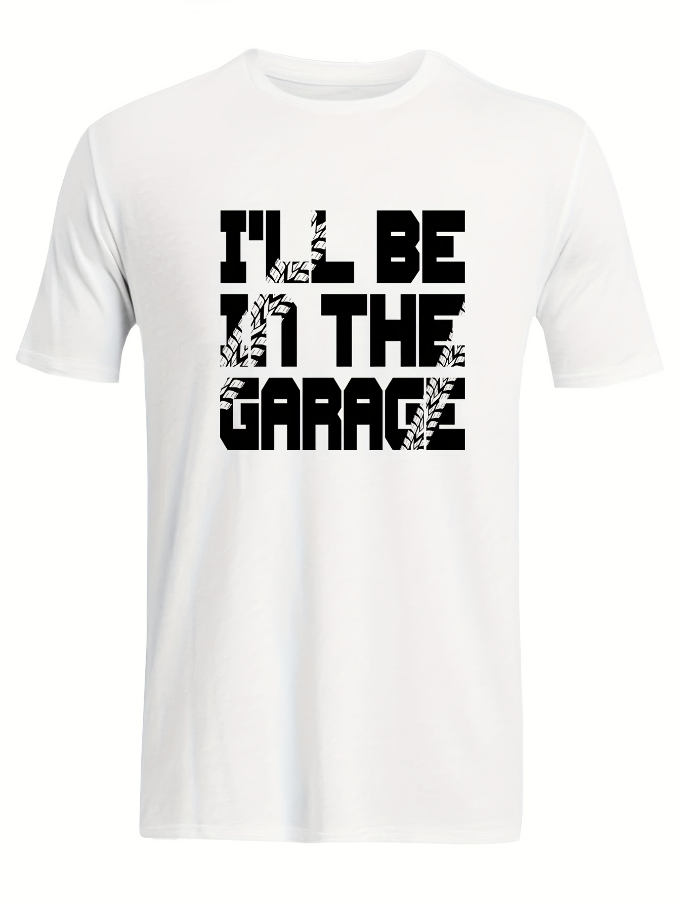 ill be in the garage print tee shirt tees for men casual short sleeve t shirt for summer details 11