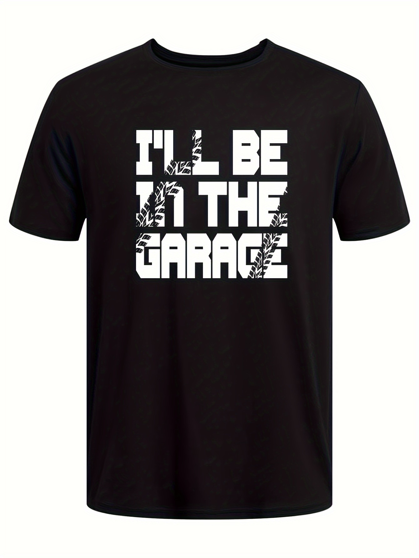 ill be in the garage print tee shirt tees for men casual short sleeve t shirt for summer details 16