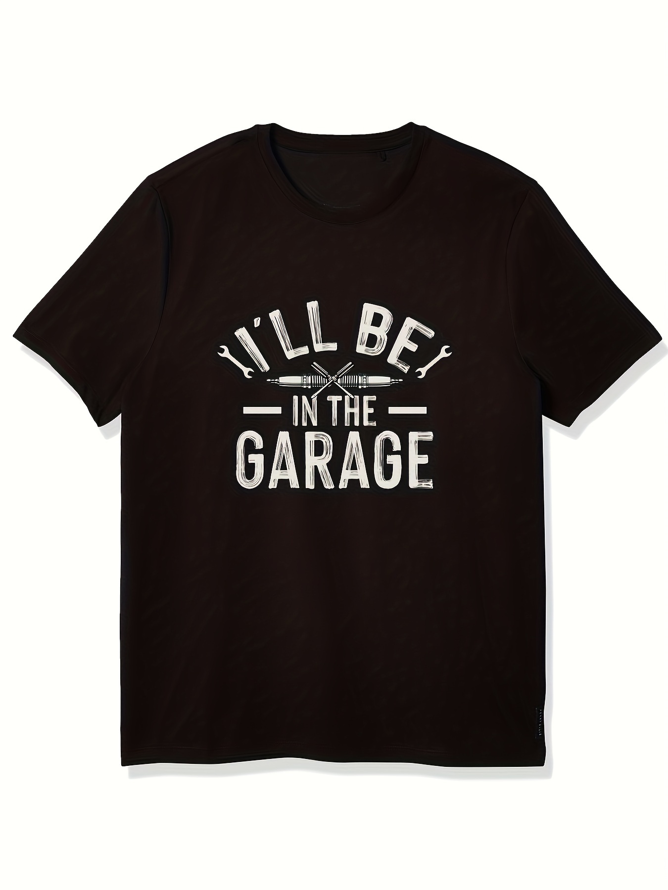 ill be in the garage print tee shirt tees for men casual short sleeve t shirt for summer details 59