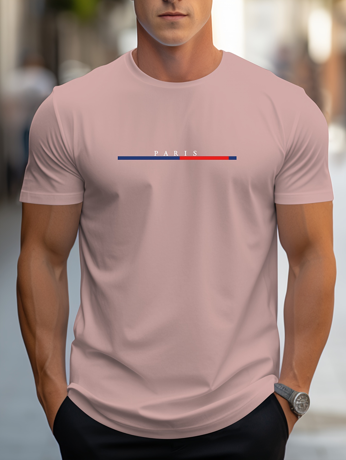 paris logo graphic print mens novel graphic design t shirt casual comfy tees for summer mens clothing tops for daily activities details 20