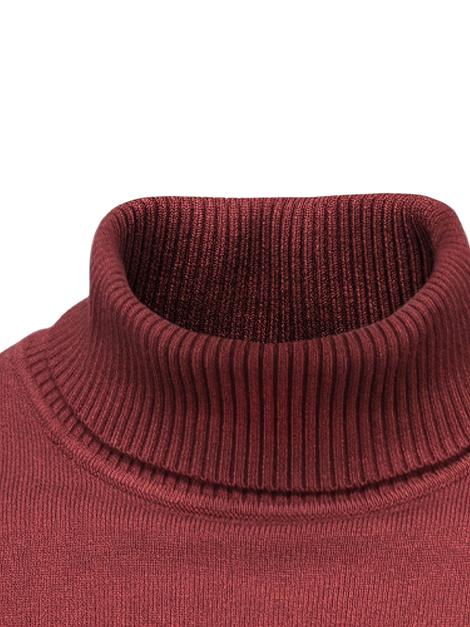 all match best sellers autumn winter pullover men solid turtleneck sweaters details 6