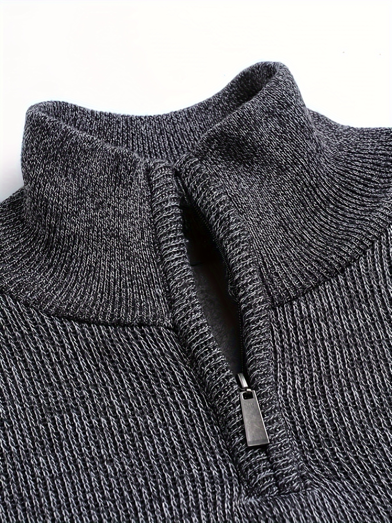 mens solid knitted casual v neck pullover long sleeve sweater rugby shirt for spring autumn mens clothing details 8